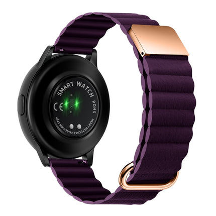 Magnetic Buckle Leather Watch Band