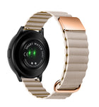 Magnetic Buckle Leather Watch Band, 20mm For Samsung Galaxy Watch3 41mm, 20mm For Samsung Galaxy Watch3 45mm, 22mm For Samsung Galaxy Watch3 41mm, 22mm For Samsung Galaxy Watch3 45mm - DealBuddy