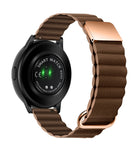 Magnetic Buckle Leather Watch Band, 20mm For Samsung Galaxy Watch3 41mm, 20mm For Samsung Galaxy Watch3 45mm, 22mm For Samsung Galaxy Watch3 41mm, 22mm For Samsung Galaxy Watch3 45mm - DealBuddy