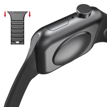 Wavy Silicone Watch Strap For Apple Watch Series, 7 45mm / 6&SE&5&4 44mm / 3&2&1 42mm, 7 41mm / 6&SE&5&4 40mm / 3&2&1 38mm - DealBuddy