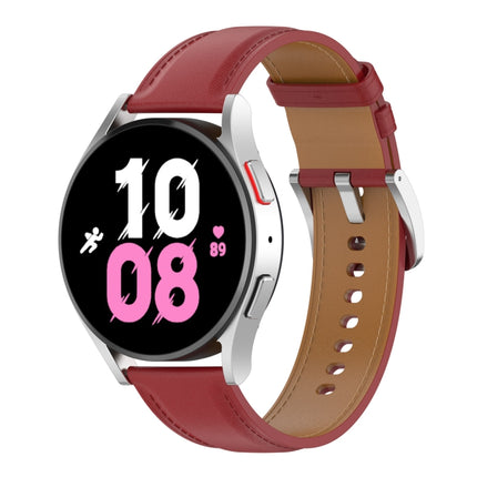 Premium Leather Watch Band, For Samsung Galaxy Watch 5 40mm, For Samsung Galaxy Watch 5 44mm, For Samsung Galaxy Watch 5 Pro 45mm - DealBuddy