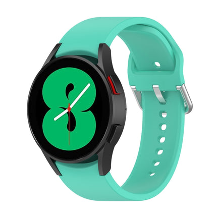 Official Silicone Silver Round Buckle Watch Band, For Samsung Galaxy Watch 5 44mm - DealBuddy