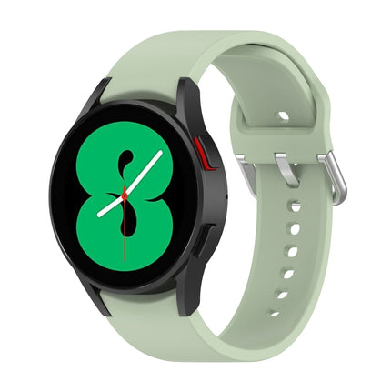 Official Silicone Silver Round Buckle Watch Band, For Samsung Galaxy Watch 5 44mm - DealBuddy