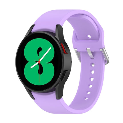 Official Silicone Silver Round Buckle Watch Band, For Samsung Galaxy Watch 5 44mm - DealBuddy