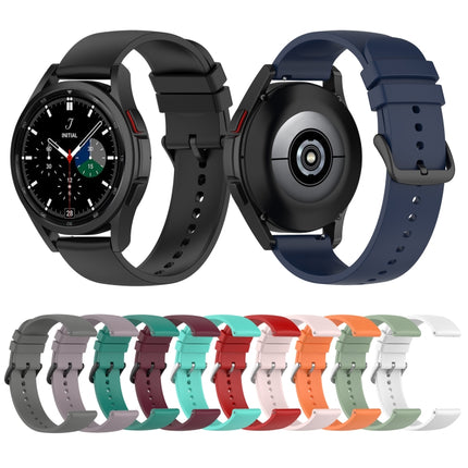 20mm Round Tail Silicone Watch Band