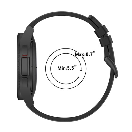 20mm Round Tail Silicone Watch Band