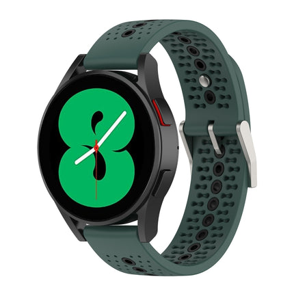 20mm Colorful Hole Silicone Watch Band, For Samsung Galaxy Watch 5 40mm, For Samsung Galaxy Watch 5 44mm, For Samsung Galaxy Watch 5 Pro 45mm - DealBuddy