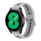 20mm Colorful Hole Silicone Watch Band, For Samsung Galaxy Watch 5 40mm, For Samsung Galaxy Watch 5 44mm, For Samsung Galaxy Watch 5 Pro 45mm - DealBuddy