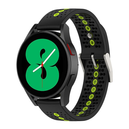 20mm Colorful Hole Silicone Watch Band, For Samsung Galaxy Watch 5 40mm, For Samsung Galaxy Watch 5 44mm, For Samsung Galaxy Watch 5 Pro 45mm - DealBuddy