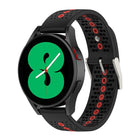 20mm Colorful Hole Silicone Watch Band, For Samsung Galaxy Watch 5 40mm, For Samsung Galaxy Watch 5 44mm, For Samsung Galaxy Watch 5 Pro 45mm - DealBuddy