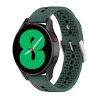 For Samsung Galaxy Watch 5 44mm / Olive Green + Black