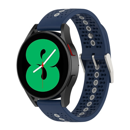 20mm Colorful Hole Silicone Watch Band, For Samsung Galaxy Watch 5 40mm, For Samsung Galaxy Watch 5 44mm, For Samsung Galaxy Watch 5 Pro 45mm - DealBuddy