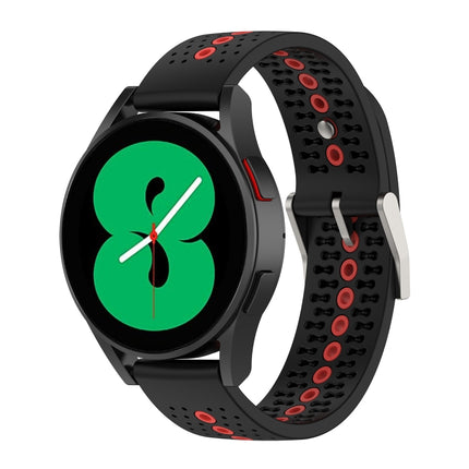 20mm Colorful Hole Silicone Watch Band, For Samsung Galaxy Watch 5 40mm, For Samsung Galaxy Watch 5 44mm, For Samsung Galaxy Watch 5 Pro 45mm - DealBuddy