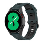 For Samsung Galaxy Watch 5 44mm / Olive Green+Black
