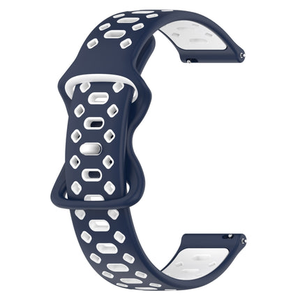 20mm Two-color Diamond Silicone Watch Band, For Samsung Galaxy Watch 5 40mm, For Samsung Galaxy Watch 5 44mm, For Samsung Galaxy Watch 5 Pro 45mm - DealBuddy
