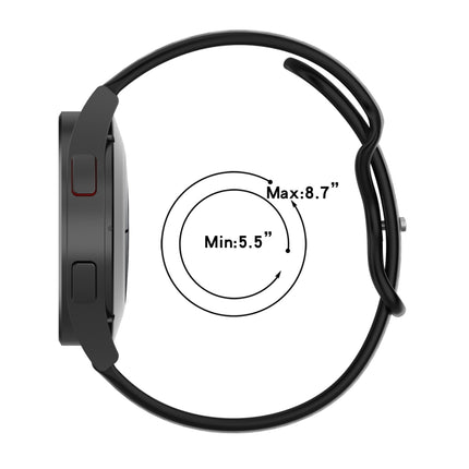 20mm Two-color Diamond Silicone Watch Band