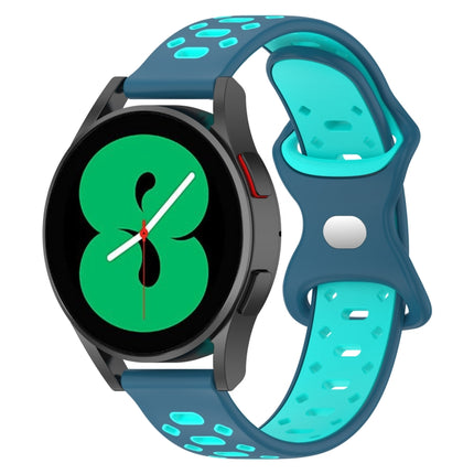 20mm Two-color Diamond Silicone Watch Band, For Samsung Galaxy Watch 5 40mm, For Samsung Galaxy Watch 5 44mm, For Samsung Galaxy Watch 5 Pro 45mm - DealBuddy