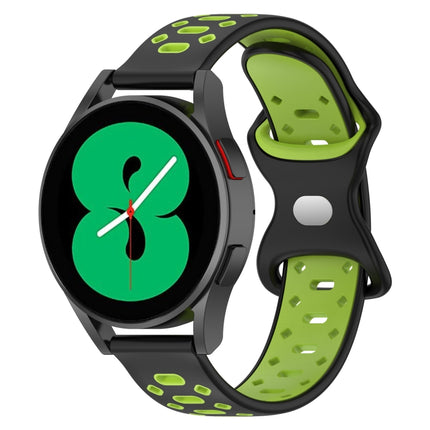 20mm Two-color Diamond Silicone Watch Band, For Samsung Galaxy Watch 5 40mm, For Samsung Galaxy Watch 5 44mm, For Samsung Galaxy Watch 5 Pro 45mm - DealBuddy