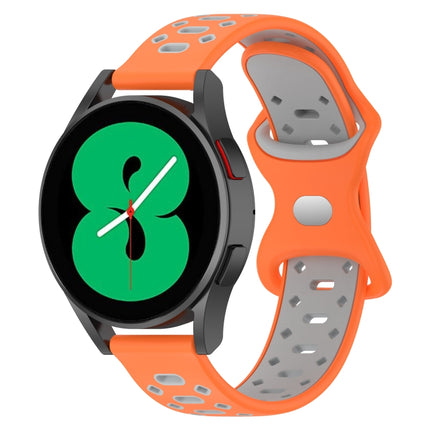 20mm Two-color Diamond Silicone Watch Band, For Samsung Galaxy Watch 5 40mm, For Samsung Galaxy Watch 5 44mm, For Samsung Galaxy Watch 5 Pro 45mm - DealBuddy