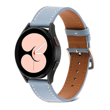Plain Weave Leather Watch Band