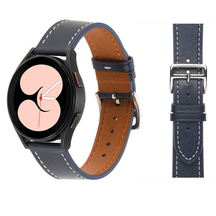 Plain Weave Leather Watch Band