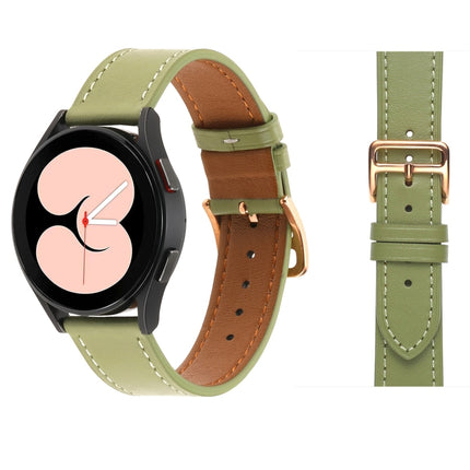 Plain Weave Leather Watch Band, For Samsung Galaxy Watch5 Pro 45mm/5 44mm/5 40mm - DealBuddy