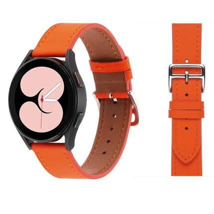 Plain Weave Leather Watch Band, For Samsung Galaxy Watch5 Pro 45mm/5 44mm/5 40mm - DealBuddy