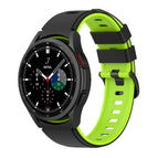 For Samsung Galaxy Watch5 Pro 45mm/5 44mm/5 40mm / Black Lime Green