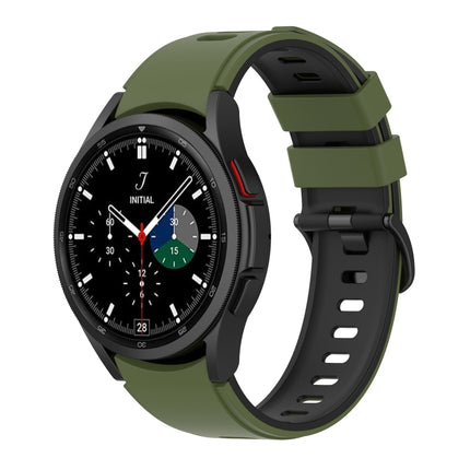 Two-color Silicone Strap Watch Band, For Samsung Galaxy Watch5 Pro 45mm/5 44mm/5 40mm - DealBuddy