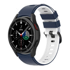 For Samsung Galaxy Watch5 Pro 45mm/5 44mm/5 40mm / Midnight Blue White