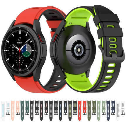 Two-color Silicone Strap Watch Band, For Samsung Galaxy Watch5 Pro 45mm/5 44mm/5 40mm - DealBuddy