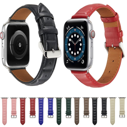 Genuine Leather Watch Band For Apple Watch Series