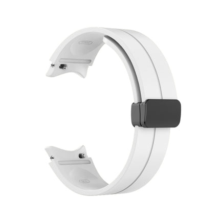 Folding Buckle Silicone Watch Band, For Samsung Galaxy Watch5 40mm / 44mm / Pro 45mm - DealBuddy