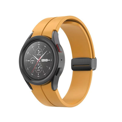 Folding Buckle Silicone Watch Band, For Samsung Galaxy Watch5 40mm / 44mm / Pro 45mm - DealBuddy