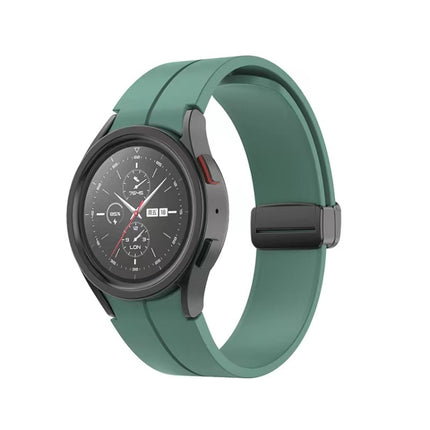 Folding Buckle Silicone Watch Band, For Samsung Galaxy Watch5 40mm / 44mm / Pro 45mm - DealBuddy