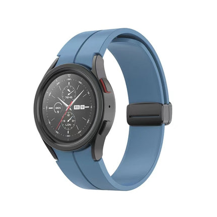 Folding Buckle Silicone Watch Band, For Samsung Galaxy Watch5 40mm / 44mm / Pro 45mm - DealBuddy