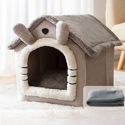 House Type Universal Removable and Washable Pet Dog Cat Bed Pet Supplies, S - DealBuddy