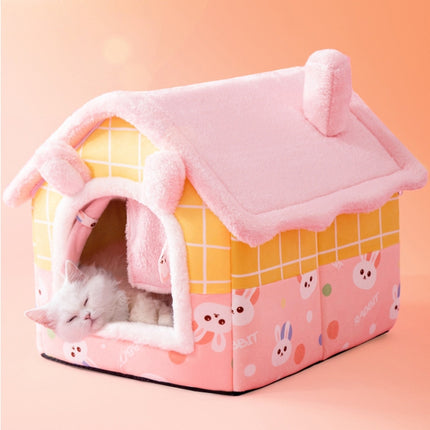 House Type Universal Removable and Washable Pet Dog Cat Bed Pet Supplies, M - DealBuddy