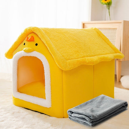 House Type Universal Removable and Washable Pet Dog Cat Bed Pet Supplies, M - DealBuddy