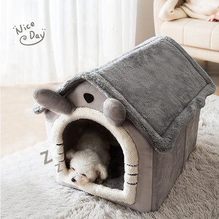 House Type Universal Removable and Washable Pet Dog Cat Bed Pet Supplies, M - DealBuddy