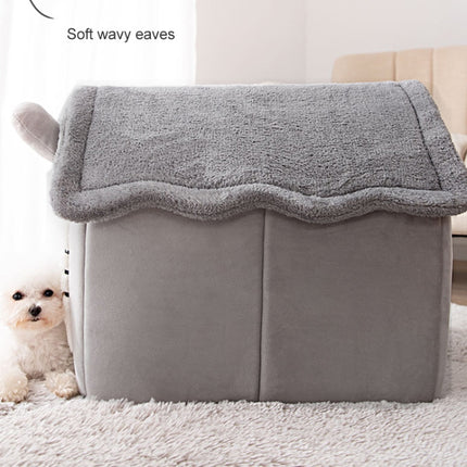 House Type Universal Removable and Washable Pet Dog Cat Bed Pet Supplies, M - DealBuddy