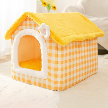 House Type Universal Removable and Washable Pet Dog Cat Bed Pet Supplies, L - DealBuddy