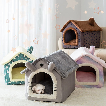 House Type Universal Removable and Washable Pet Dog Cat Bed Pet Supplies, L - DealBuddy
