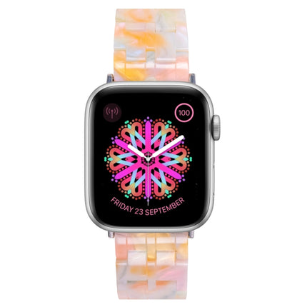 Five-bead Resin Watch Band For Apple Watch Series, 7 45mm / 6&SE&5&4 44mm / 3&2&1 42mm, 7 41mm / 6&SE&5&4 40mm / 3&2&1 38mm - DealBuddy