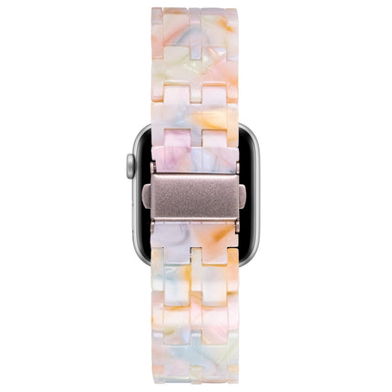 Five-bead Resin Watch Band For Apple Watch Series, 7 45mm / 6&SE&5&4 44mm / 3&2&1 42mm, 7 41mm / 6&SE&5&4 40mm / 3&2&1 38mm - DealBuddy