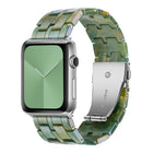 Five-bead Resin Watch Band For Apple Watch Series, 7 45mm / 6&SE&5&4 44mm / 3&2&1 42mm, 7 41mm / 6&SE&5&4 40mm / 3&2&1 38mm - DealBuddy