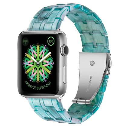 Five-bead Resin Watch Band For Apple Watch Series, 7 45mm / 6&SE&5&4 44mm / 3&2&1 42mm, 7 41mm / 6&SE&5&4 40mm / 3&2&1 38mm - DealBuddy