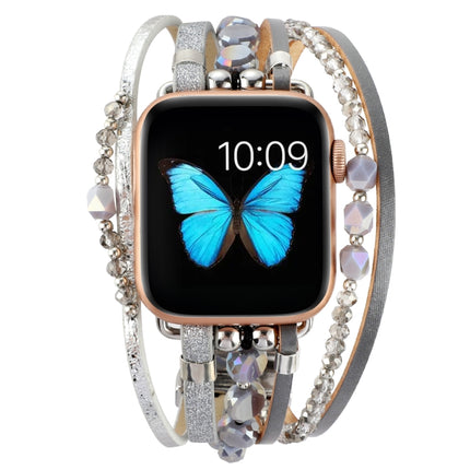 Jewelry Watch Band For Apple Watch Series, 7 45mm / 6&SE&5&4 44mm / 3&2&1 42mm, 7 41mm / 6&SE&5&4 40mm / 3&2&1 38mm - DealBuddy