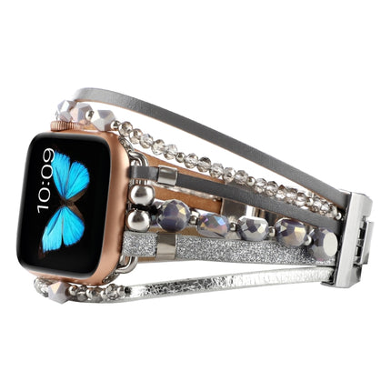 Jewelry Watch Band For Apple Watch Series, 7 45mm / 6&SE&5&4 44mm / 3&2&1 42mm, 7 41mm / 6&SE&5&4 40mm / 3&2&1 38mm - DealBuddy