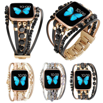 Jewelry Watch Band For Apple Watch Series, 7 45mm / 6&SE&5&4 44mm / 3&2&1 42mm, 7 41mm / 6&SE&5&4 40mm / 3&2&1 38mm - DealBuddy